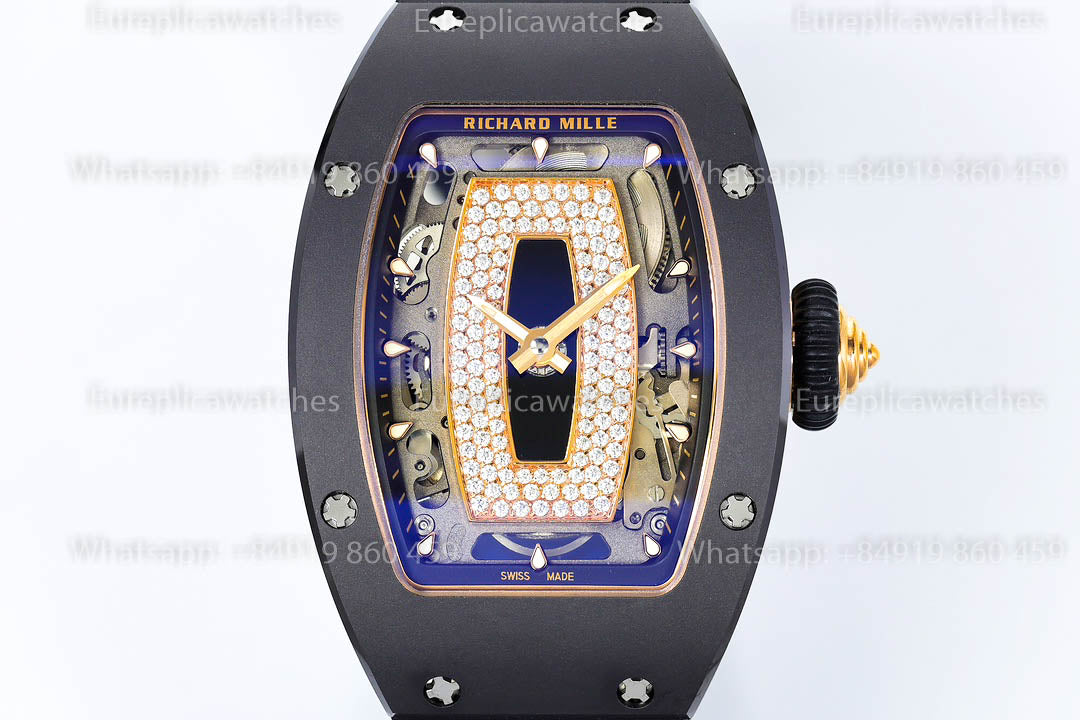 Richard Mille RM 07-01 Black Ceramic Black -Lip 1:1 Best Version ZF Factory