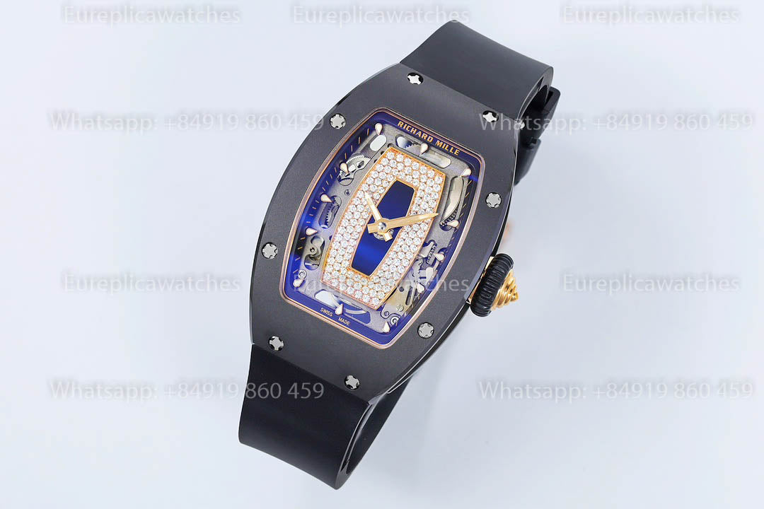 Richard Mille RM 07-01 Black Ceramic Black -Lip 1:1 Best Version ZF Factory