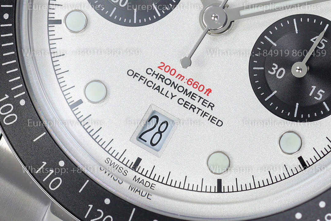 Tudor Black Bay Chrono M79360N-0014 ZF Factory 1:1 Meilleure version Cadran Blanc