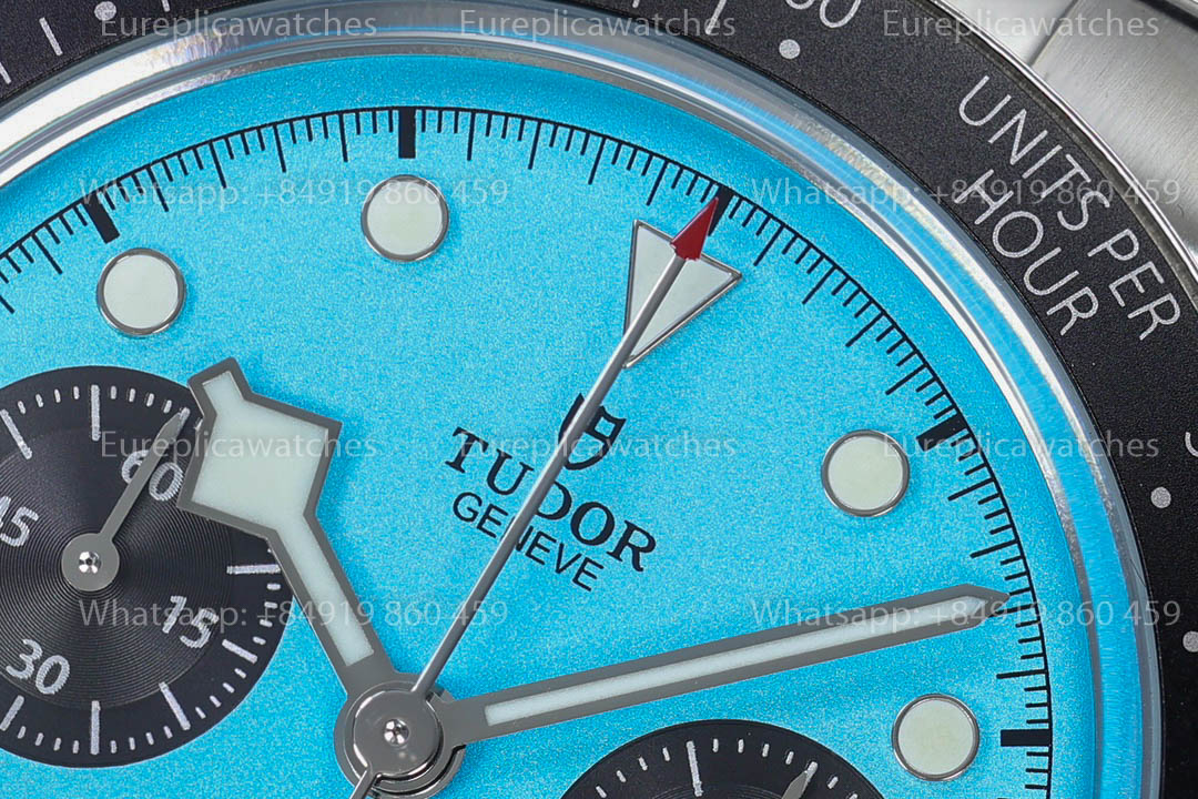 TUDOR BLACK BAY CHRONO STEEL M79360N-0024 ZF Factory 1:1 Beste Version Tiffany-Zifferblatt