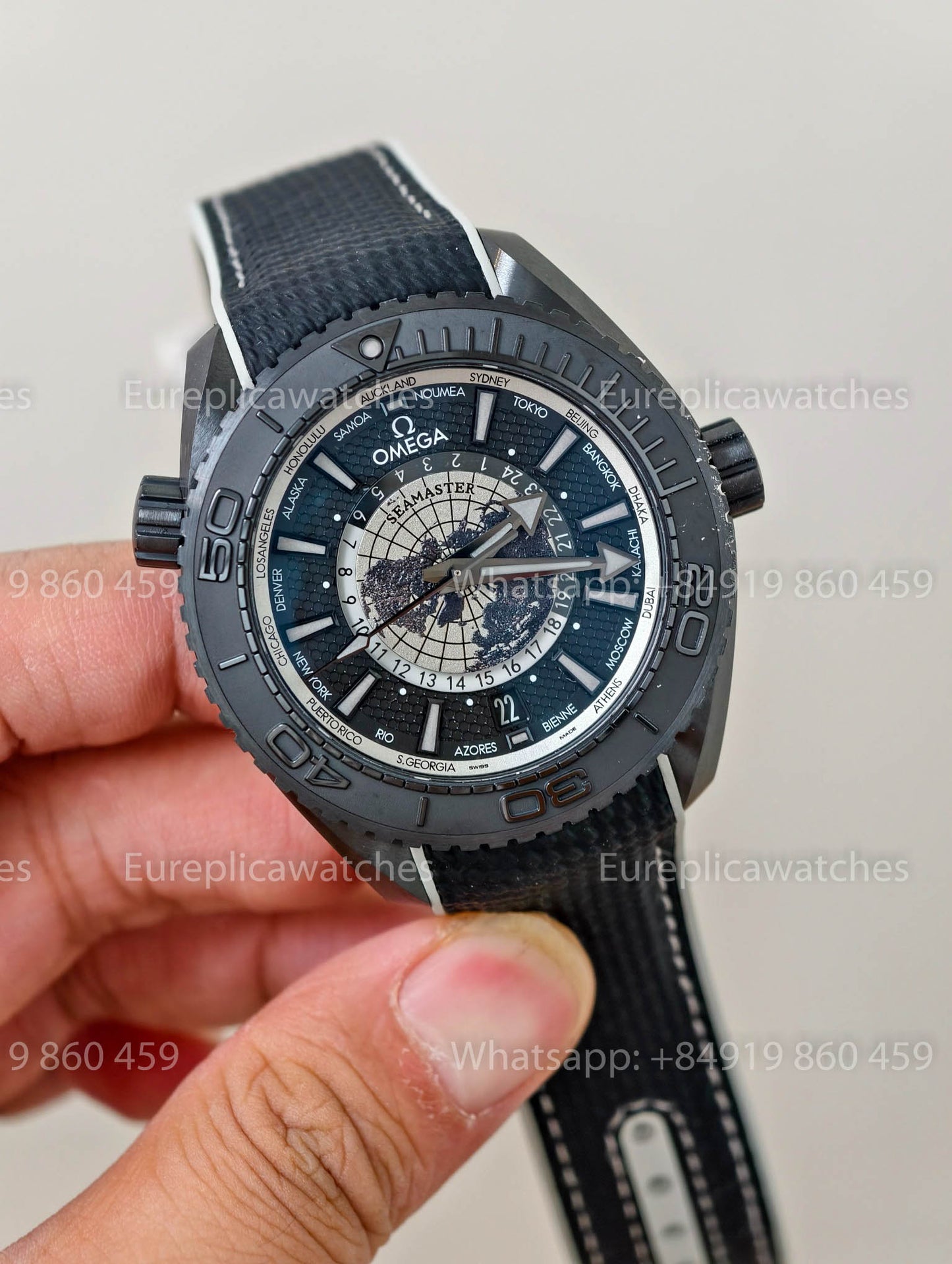 Omega Planet Ocean 600M Seamaster 1:1 Best Version VS Factory Black Ceramic Edition