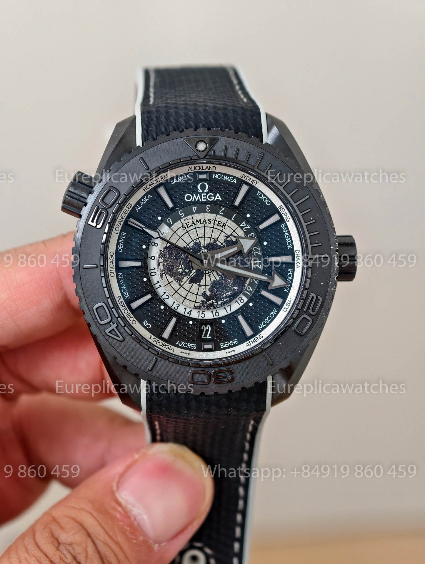 Omega Planet Ocean 600M Seamaster 1:1 Best Version VS Factory Black Ceramic Edition