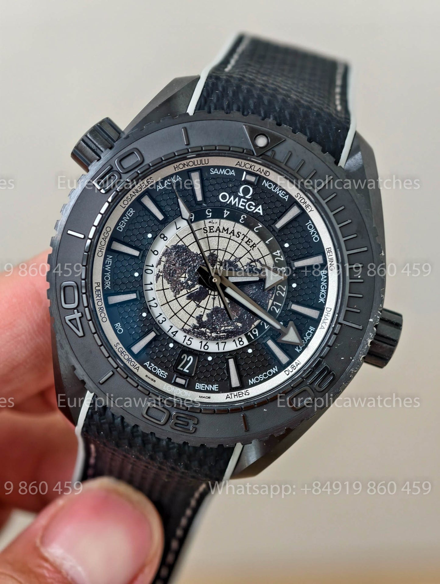 Omega Planet Ocean 600M Seamaster 1:1 Best Version VS Factory Black Ceramic Edition