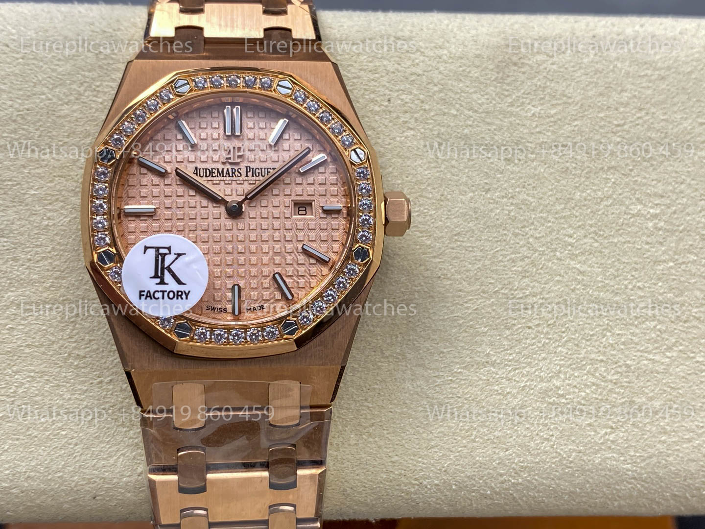 Audemars Piguet Royal Oak Quartz 33mm 67651 RS-D Yellow Dial TK Factory 1:1 Best Version