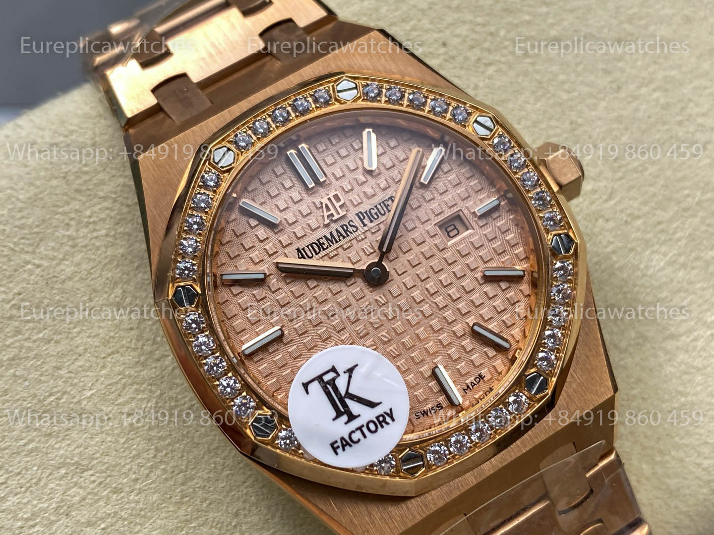 Audemars Piguet Royal Oak Quartz 33mm 67651 RS-D Yellow Dial TK Factory 1:1 Best Version