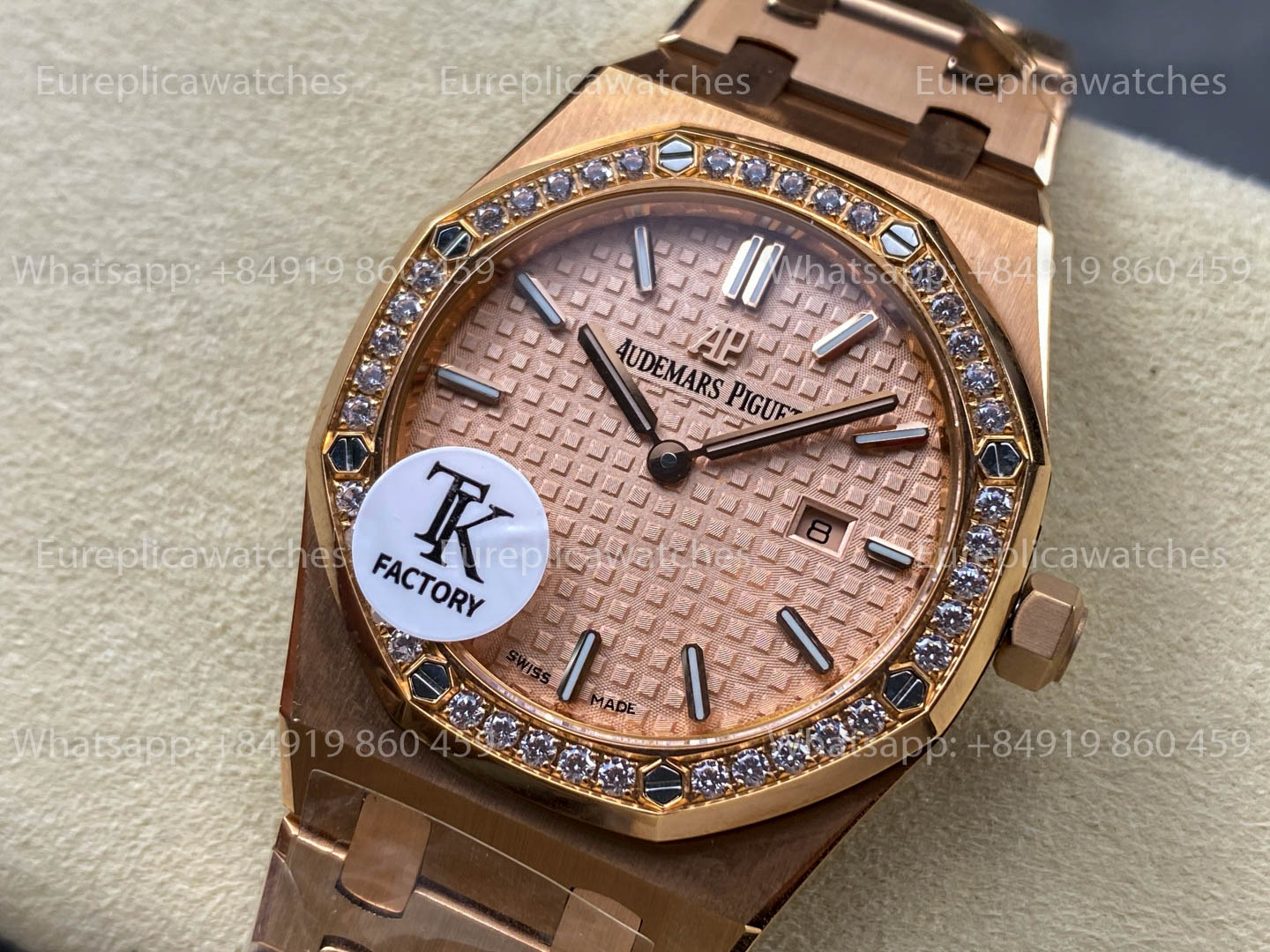 Audemars Piguet Royal Oak Quartz 33mm 67651 RS-D Yellow Dial TK Factory 1:1 Best Version