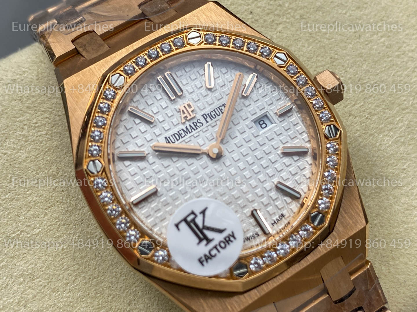 Audemars Piguet Royal Oak Quartz 33mm 67651 RS-D White Dial TK Factory 1:1 Best Version