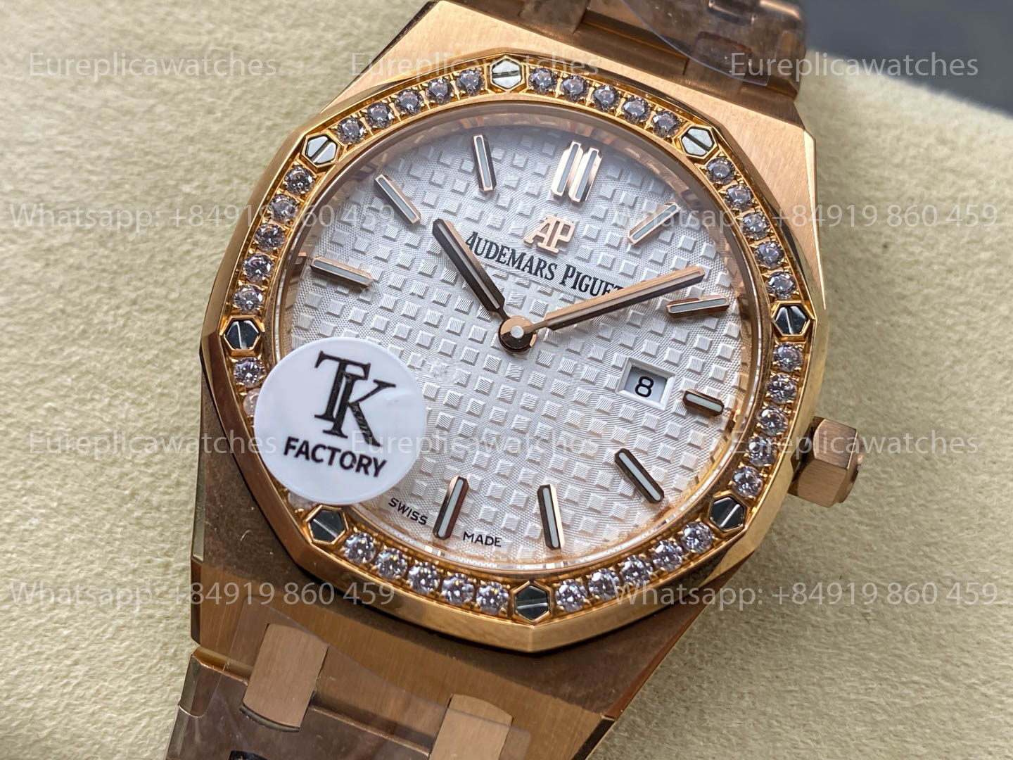 Audemars Piguet Royal Oak Quartz 33mm 67651 RS-D White Dial TK Factory 1:1 Best Version