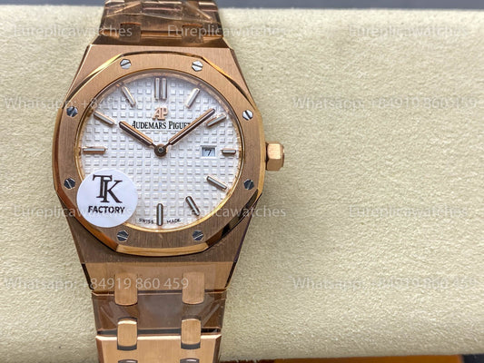 Audemars Piguet Royal Oak Quartz 33mm 67651 RS-F White Dial TK Factory 1:1 Best Version