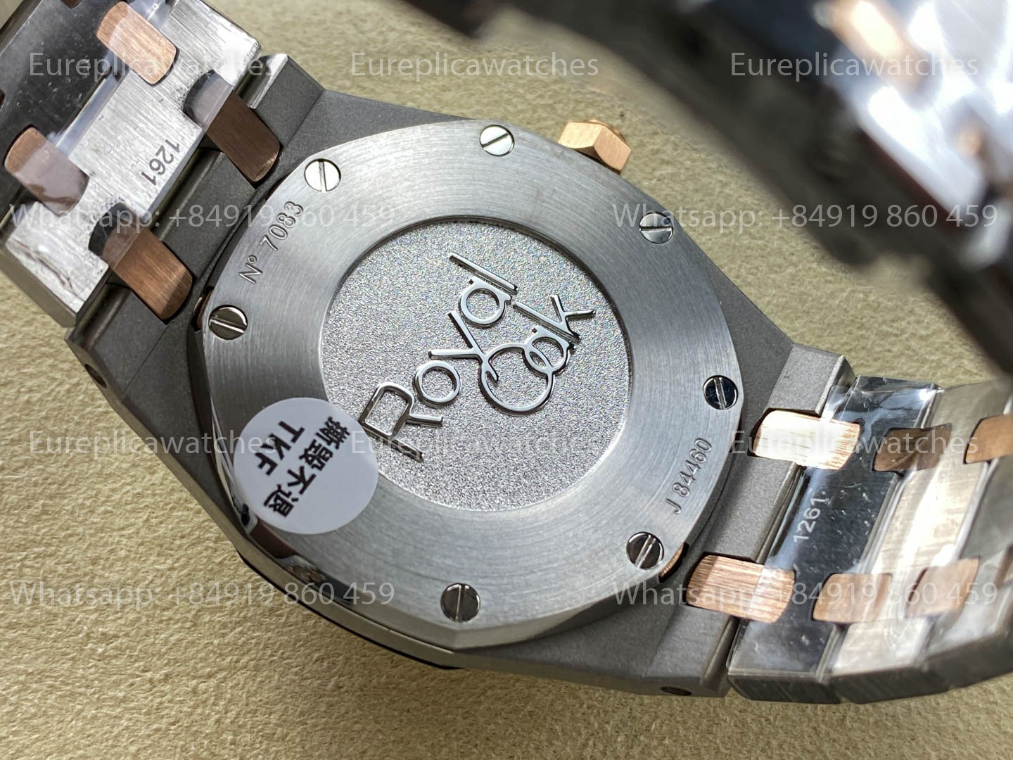 Audemars Piguet Royal Oak Quartz 33mm 67651 Rose gold White Dial TK Factory 1:1 Best Version