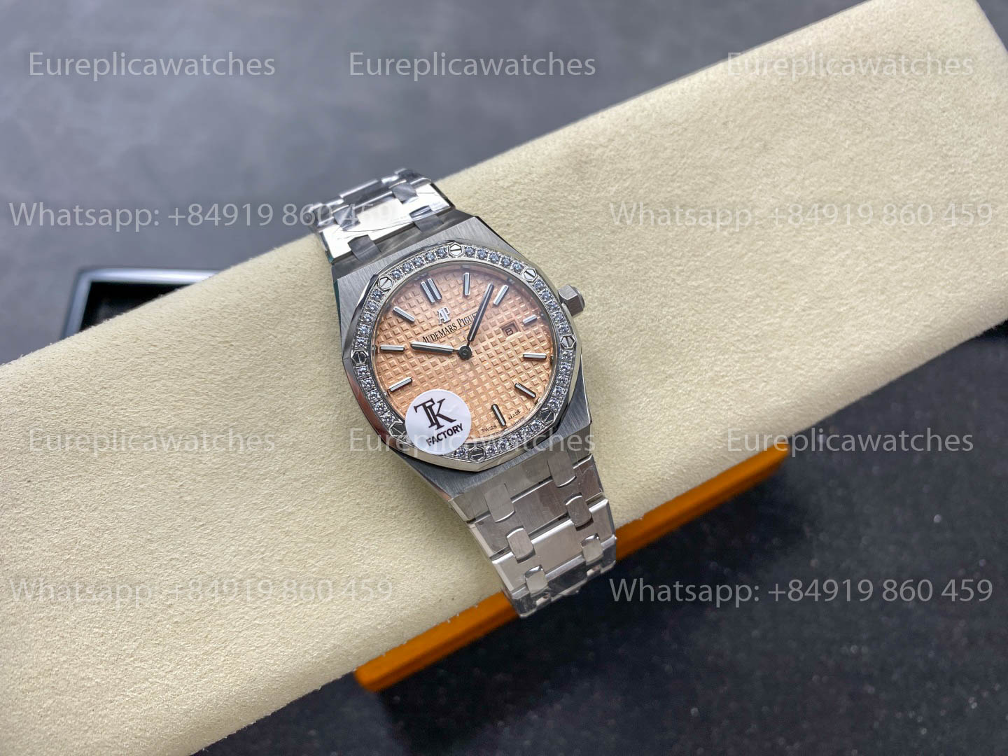 Audemars Piguet Royal Oak Quartz 33mm 67651SR Yellow Diamonds Dial TK Factory 1:1 Best Version