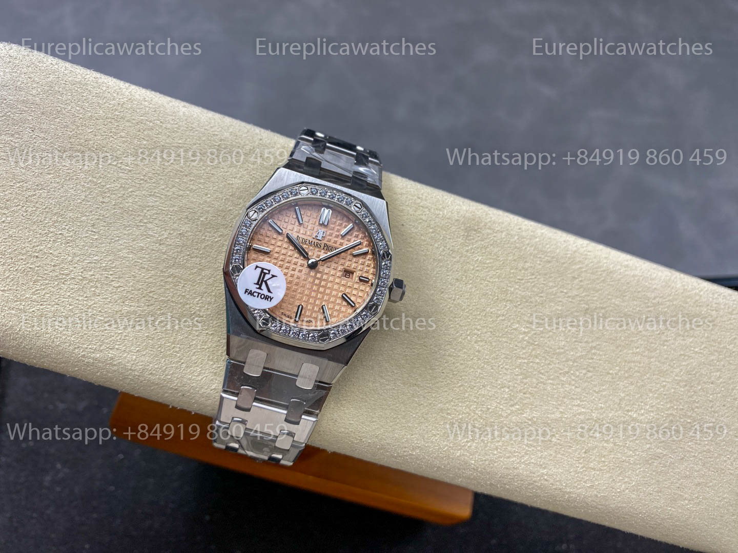 Audemars Piguet Royal Oak Quartz 33mm 67651SR Yellow Diamonds Dial TK Factory 1:1 Best Version