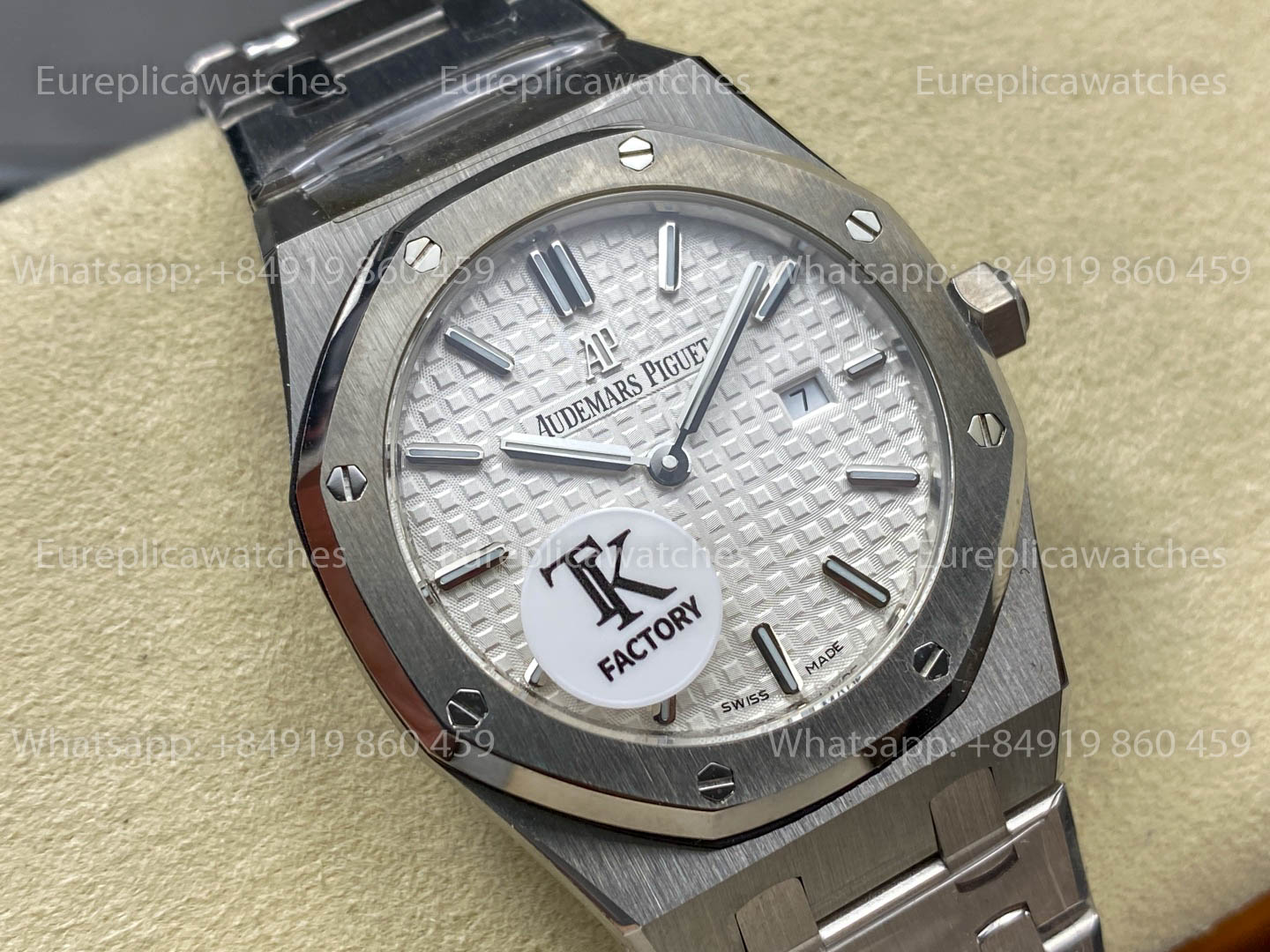Audemars Piguet Royal Oak Quartz 33mm 67651SR White Dial TK Factory 1:1 Best Version
