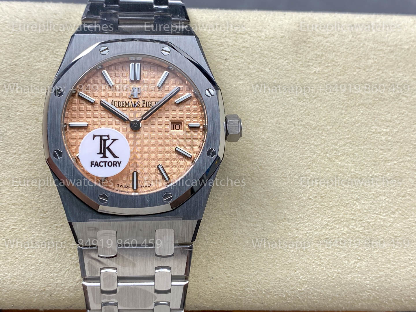 Audemars Piguet Royal Oak Quartz 33mm 67651SR Yellow Dial TK Factory 1:1 Best Version