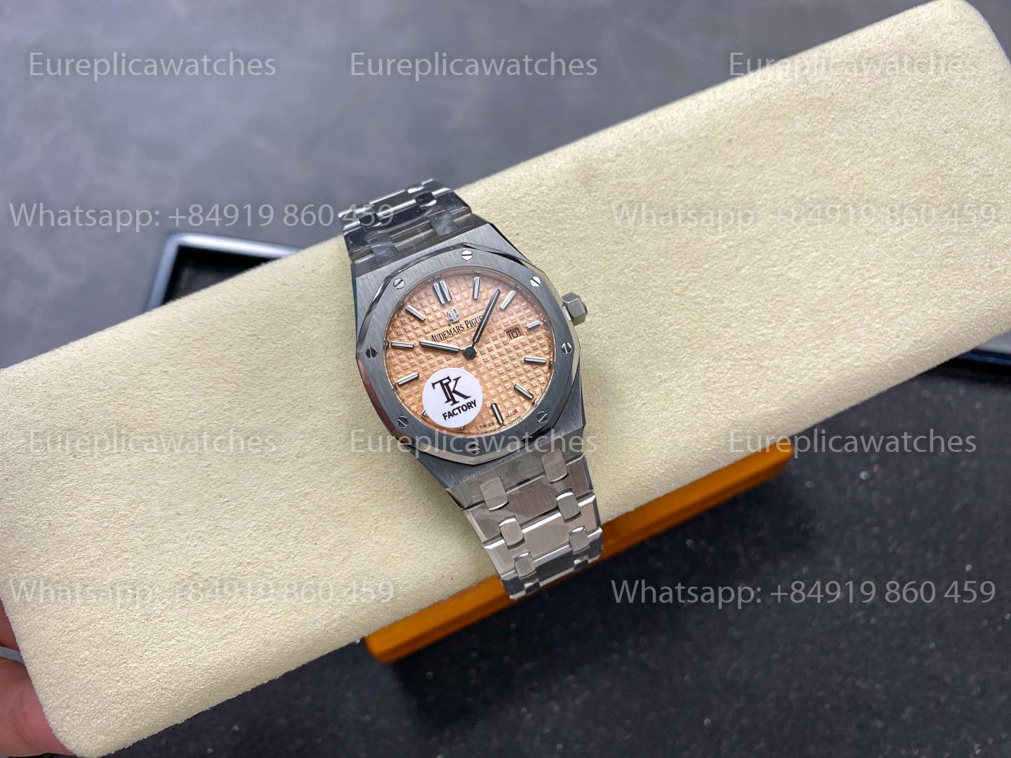 Audemars Piguet Royal Oak Quartz 33mm 67651SR Yellow Dial TK Factory 1:1 Best Version