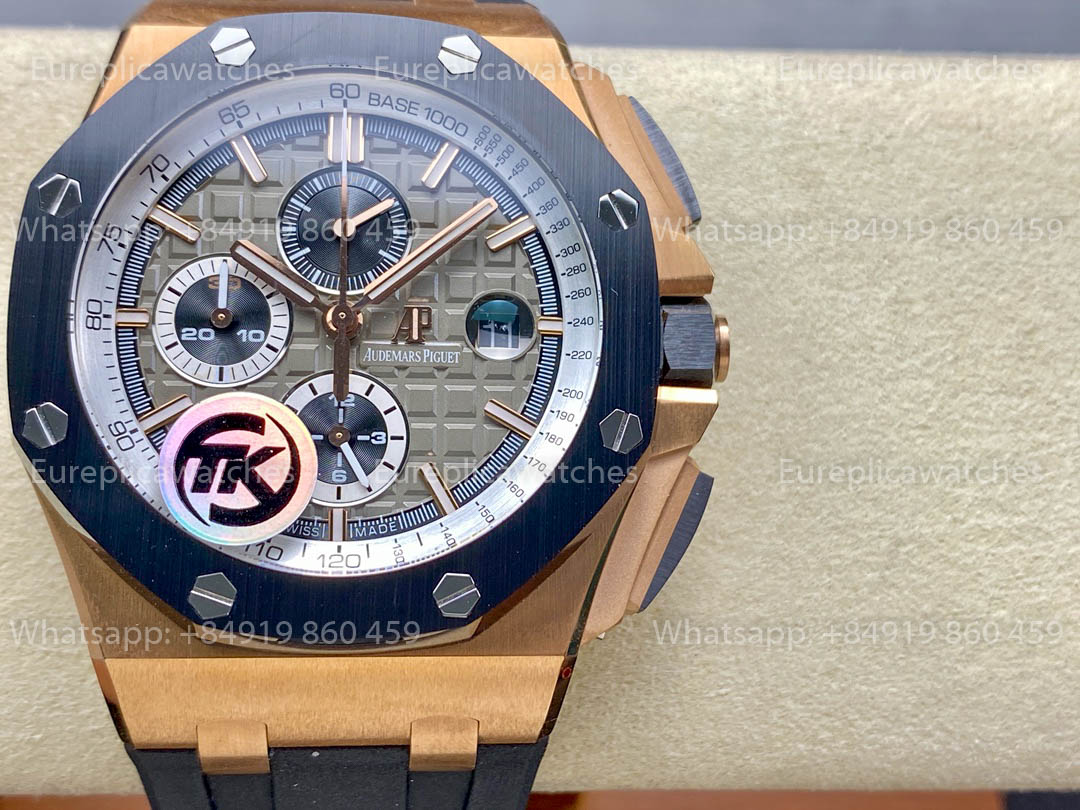 Audemars Piguet Royal Oak Offshore 26408OR TK Factory 1:1 Beste Version Roségold Schwarzes Armband