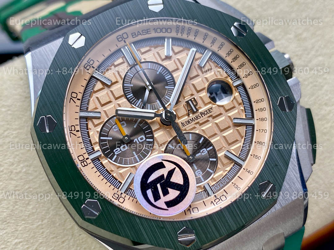 Audemars Piguet Royal Oak Offshore CAMO pour AED TK Factory 1:1 Meilleure version Cadran jaune