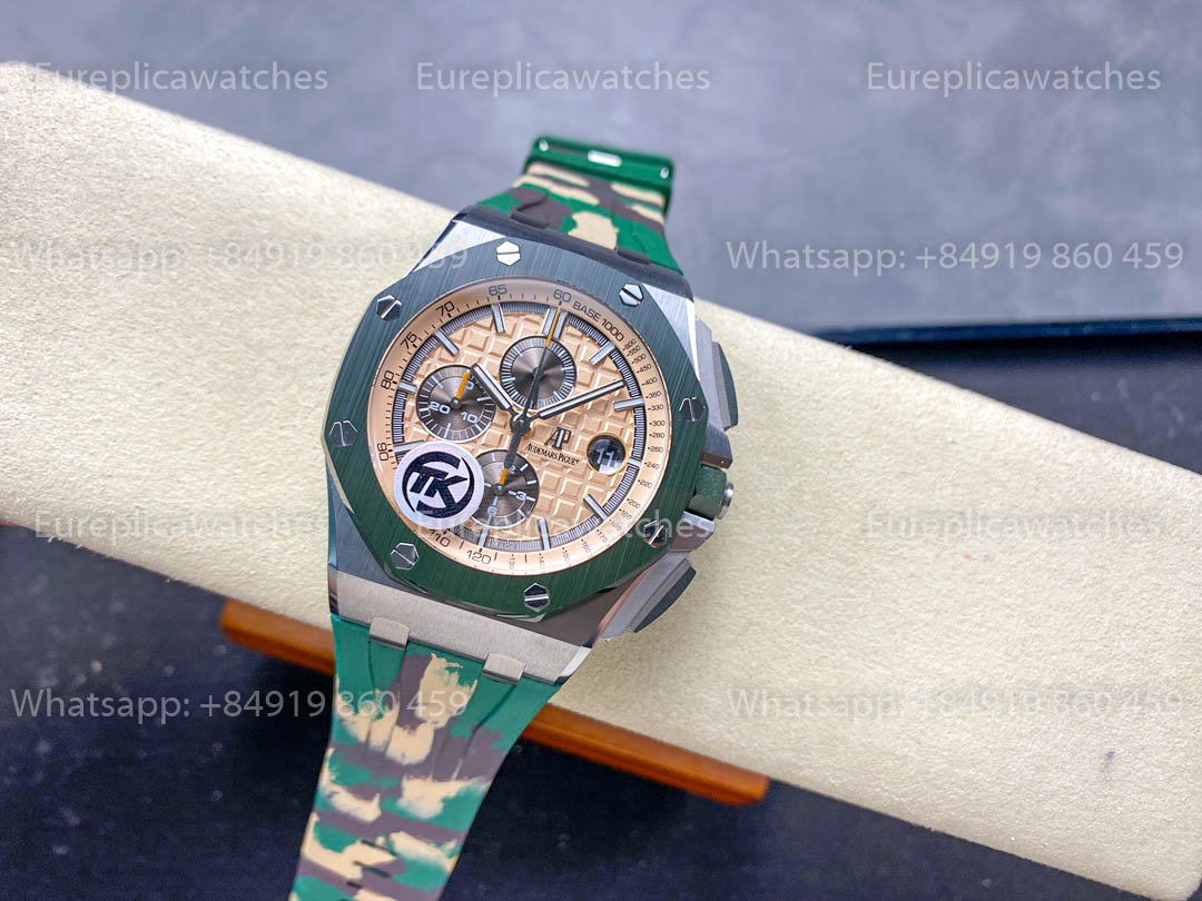 Audemars Piguet Royal Oak Offshore CAMO pour AED TK Factory 1:1 Meilleure version Cadran jaune