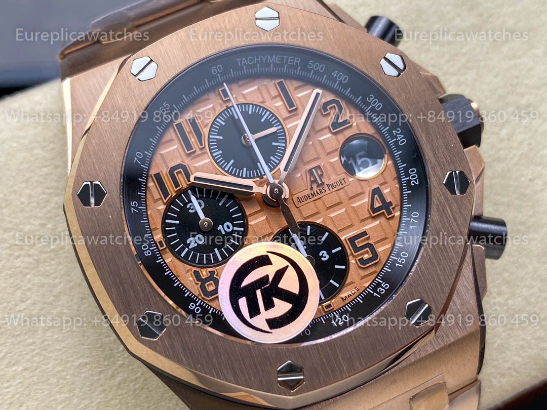 Audemars Piguet Royal Oak Offshore 26400 / 26238 / 26470 Serie Roségold-Zifferblatt TK Factory Edelstahl