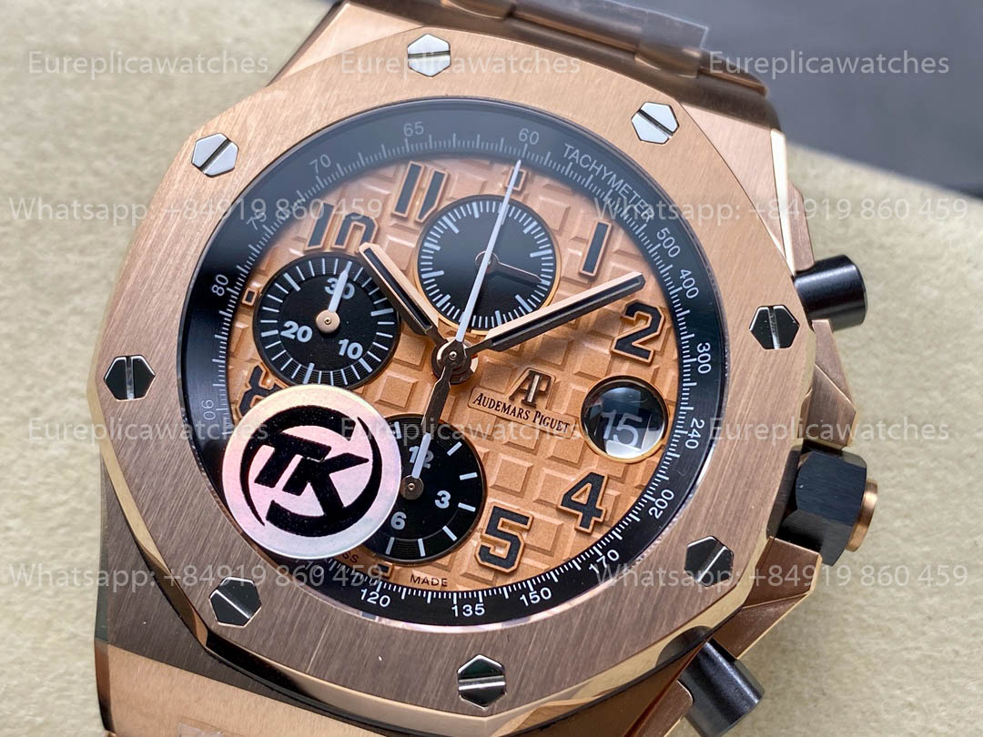 Audemars Piguet Royal Oak Offshore 26400 / 26238 / 26470 Serie Roségold-Zifferblatt TK Factory Edelstahl