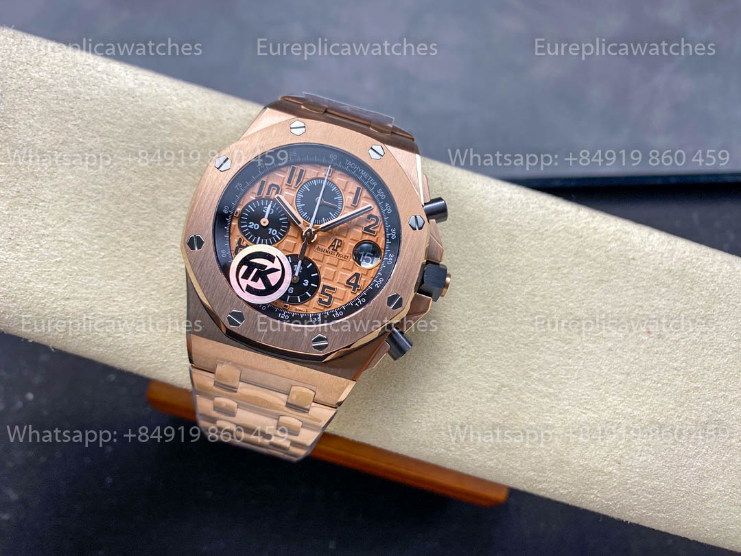 Audemars Piguet Royal Oak Offshore 26400 / 26238 / 26470 Serie Roségold-Zifferblatt TK Factory Edelstahl