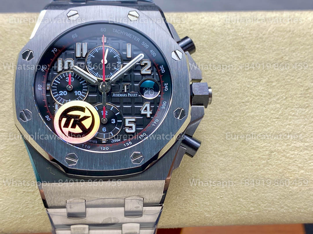 Audemars Piguet Royal Oak Offshore 26400 / 26238 / 26470 Serie Schwarzes Zifferblatt TK Factory Edelstahl