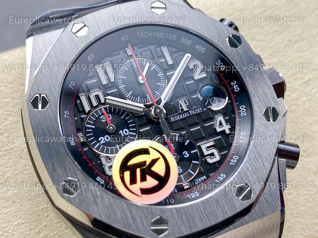 Audemars Piguet Royal Oak Offshore 26400 / 26238 / 26470 Serie Schwarzes Zifferblatt TK Factory Edelstahl