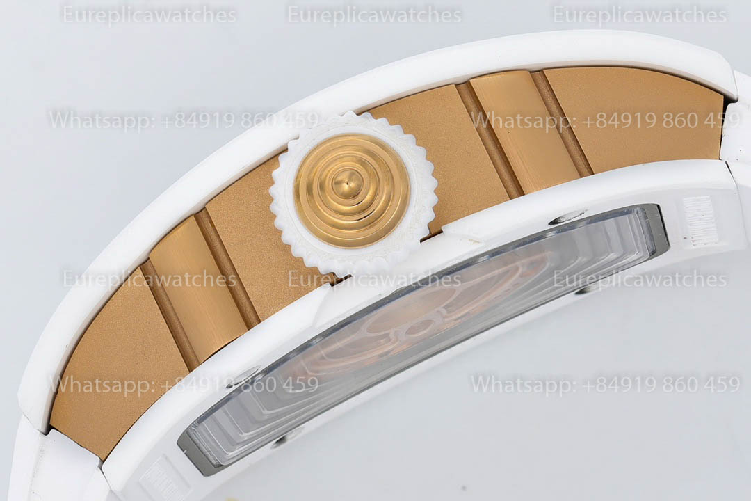 Richard Mille RM 07-01 Weiße Keramik Rote Lippe 1:1 Beste Version ZF Factory