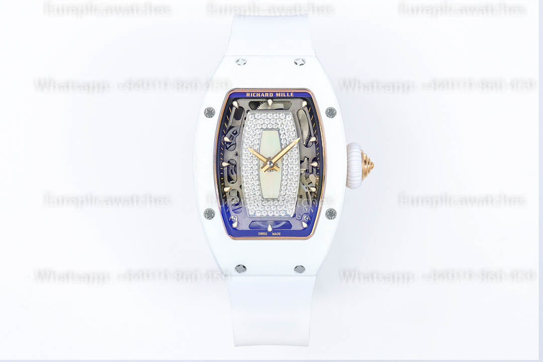 Richard Mille RM 07-01 Weiße Keramik MOP -Lippe 1:1 Beste Version ZF Factory