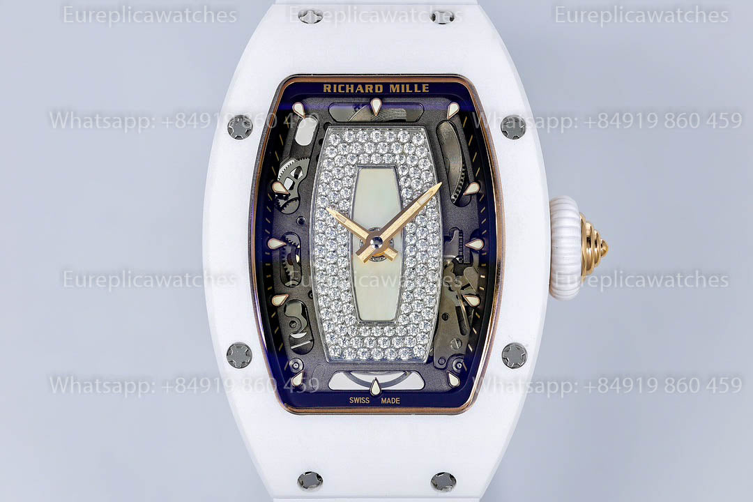 Richard Mille RM 07-01 Weiße Keramik MOP -Lippe 1:1 Beste Version ZF Factory