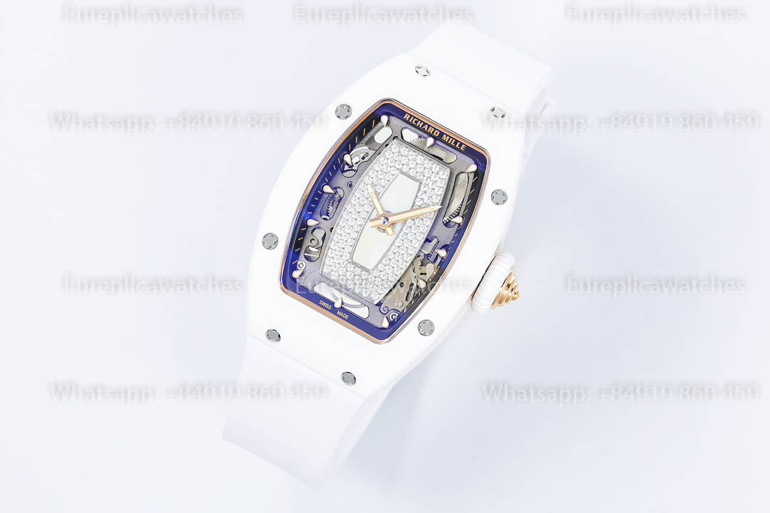 Richard Mille RM 07-01 Weiße Keramik MOP -Lippe 1:1 Beste Version ZF Factory