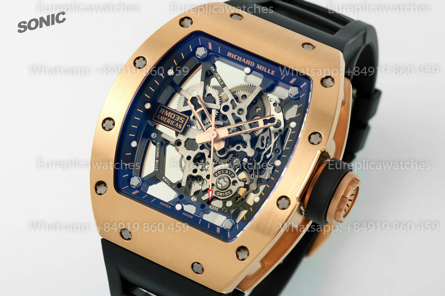 Richard Mille RM 035 „America's Toro“ 1:1 Beste Version Sonic Factory 2025 Version V4