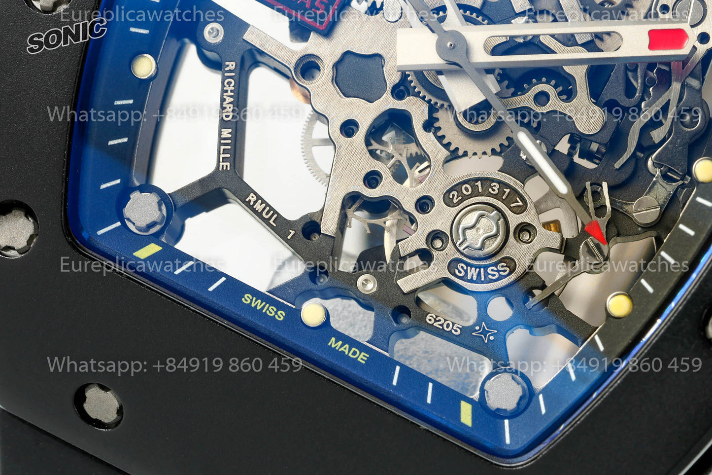 Richard Mille RM 035 „America's Toro“ Gedenkausgabe 1:1 Beste Version Sonic Factory V4