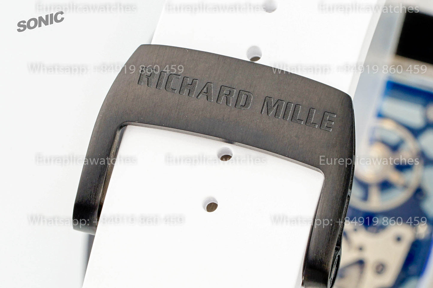 Richard Mille RM035 Americas Black Toro 1:1 Best Version Sonic Factory V4 White Strap