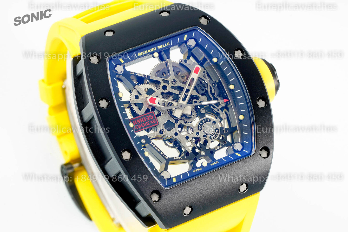 Richard Mille RM035 Rafael Nadal TZP Keramik NTPT Carbon 1:1 Beste Version Sonic Factory V4