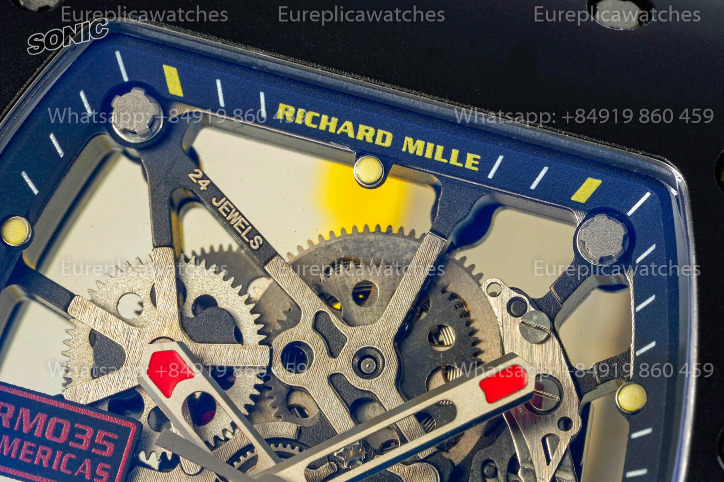 Richard Mille RM035 Rafael Nadal TZP Keramik NTPT Carbon 1:1 Beste Version Sonic Factory V4