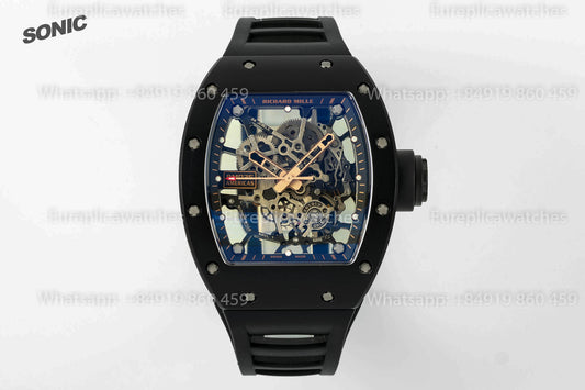 Richard Mille RM 035 RM035 Rose Gold TZP Americas Black Toro 1:1 Best Version Sonic Factory V4