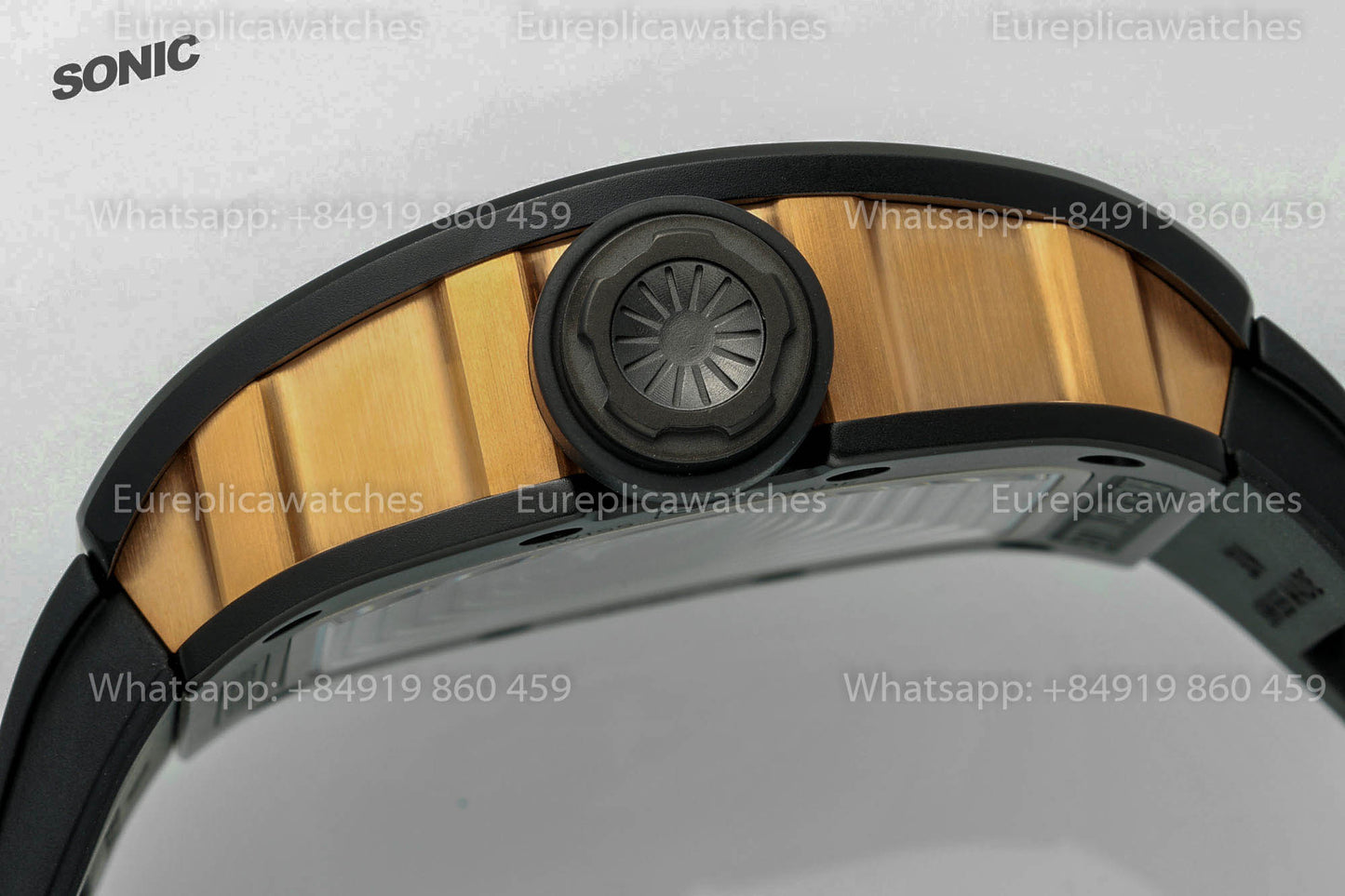 Richard Mille RM 035 RM035 Rose Gold TZP Americas Black Toro 1:1 Best Version Sonic Factory V4