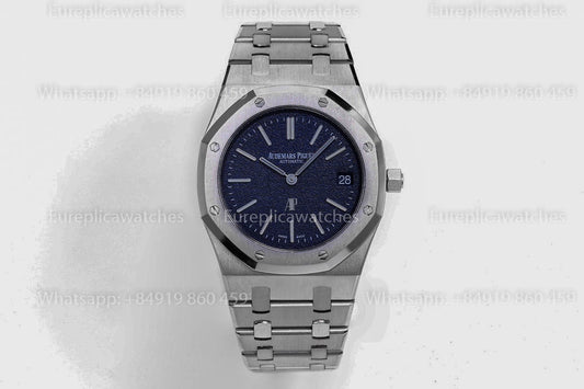 Audemars Piguet Royal Oak 16202ST New Blue Grain Pattern Dial 1:1 Best Version ZF Factory