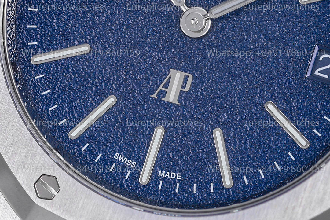 Audemars Piguet Royal Oak 16202ST Neues Blaues Grain-Zifferblatt 1:1 Beste Version ZF Factory