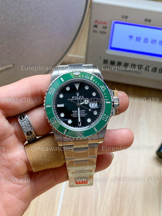 Rolex Submariner 116610LN Submariner Kermit 1:1 Best Version VS Factory 3235 Movement 2025 Version