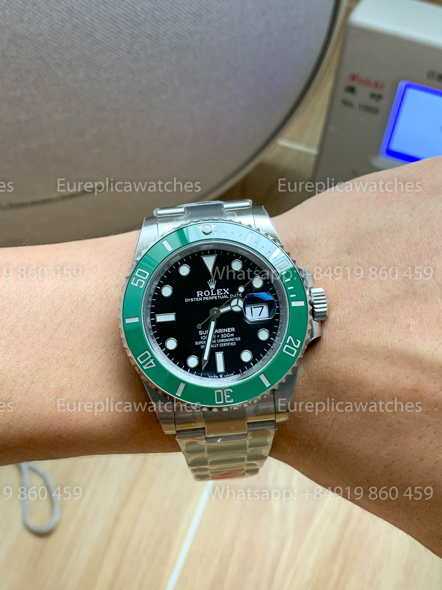 Rolex Submariner 116610LN Submariner Kermit 1:1 Meilleure version VS Factory 3235 Mouvement Version 2025