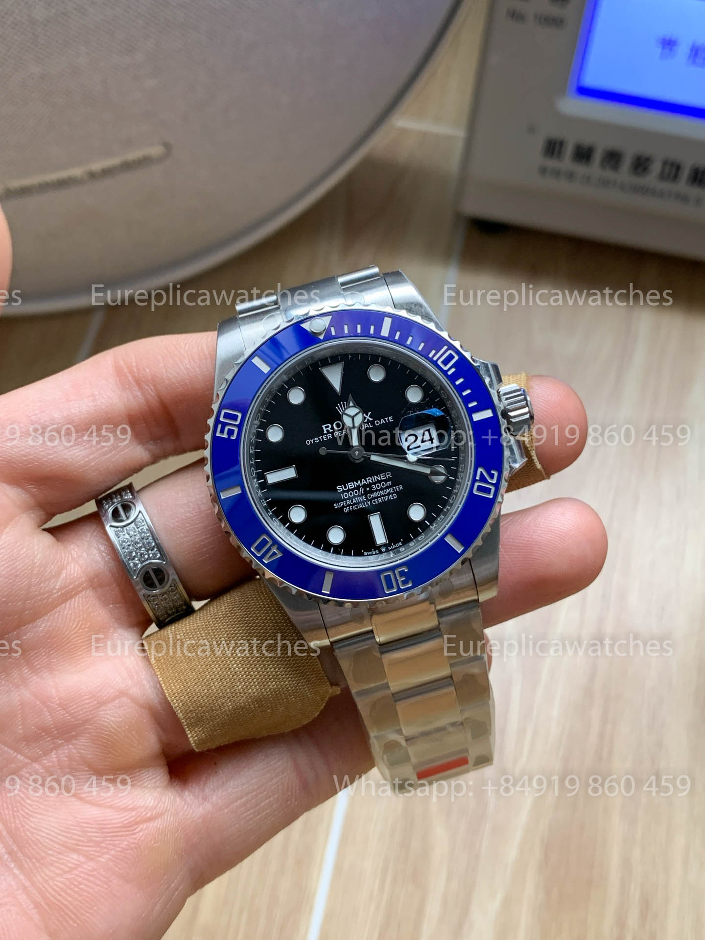 Rolex Submariner 116610LN Submariner Smurf 1:1 Meilleure version VS Factory 3135 Mouvement Version 2025