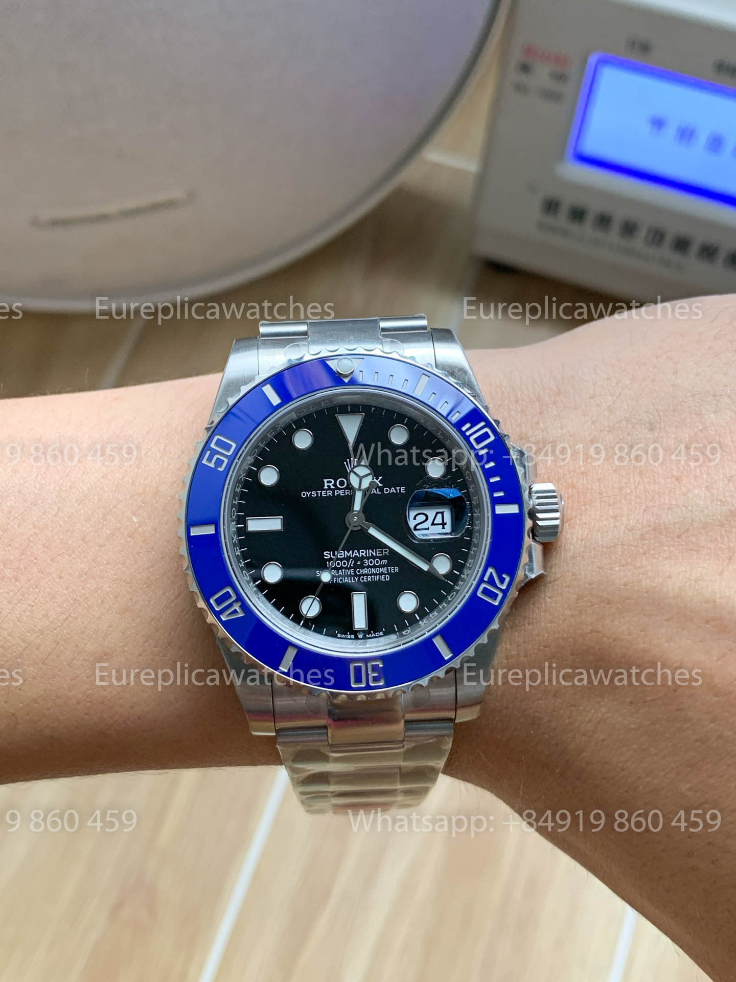 Rolex Submariner 116610LN Submariner Smurf 1:1 Meilleure version VS Factory 3135 Mouvement Version 2025
