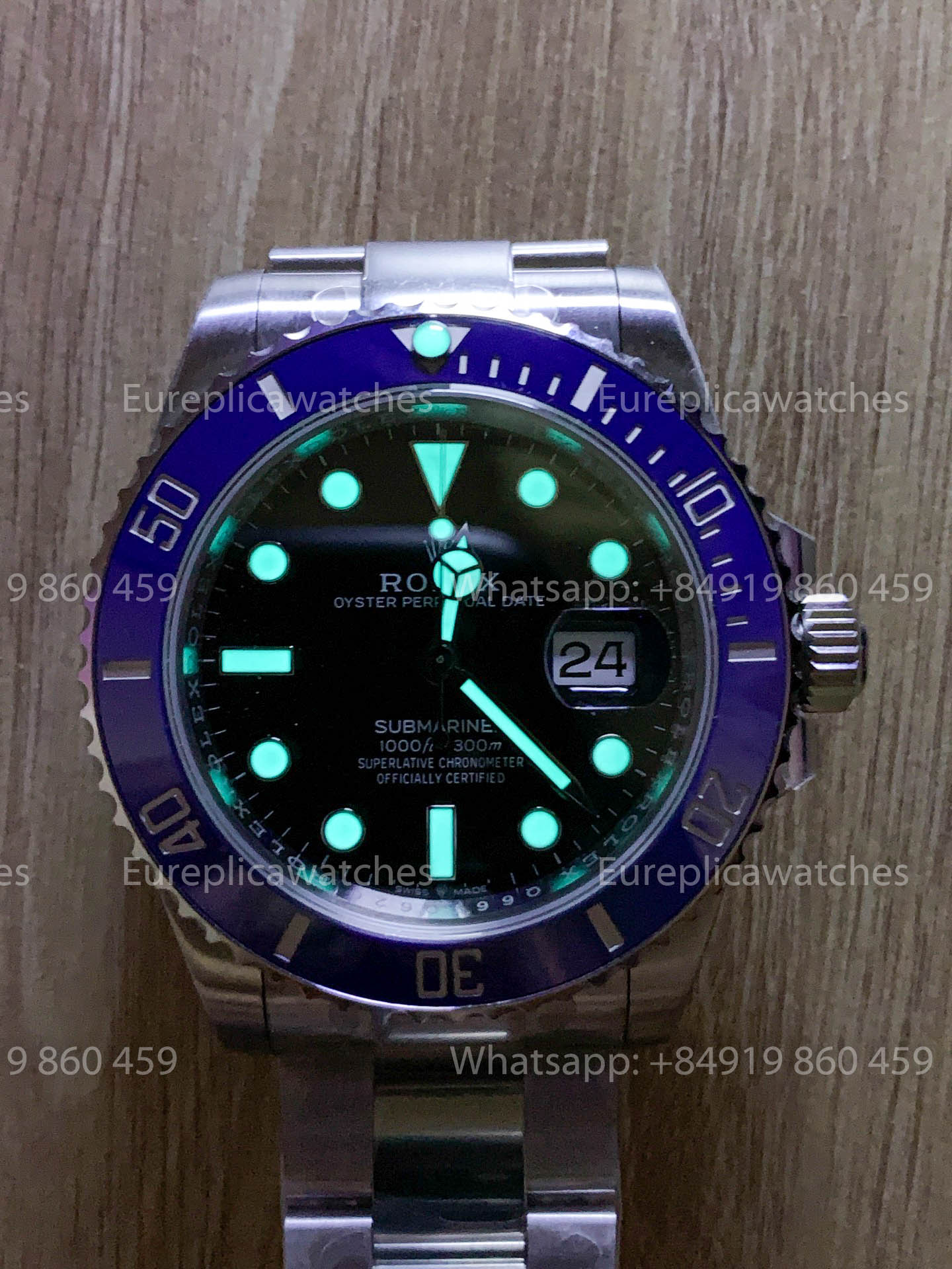 Rolex Submariner 116610LN Submariner Smurf 1:1 Meilleure version VS Factory 3135 Mouvement Version 2025