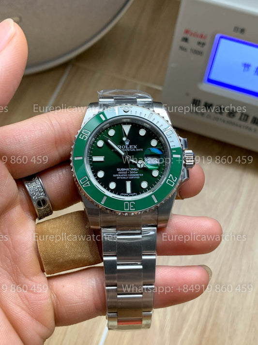 Rolex Submariner Date 116610LV Green Dial Submariner Hulk 1:1 Best Version VS Factory