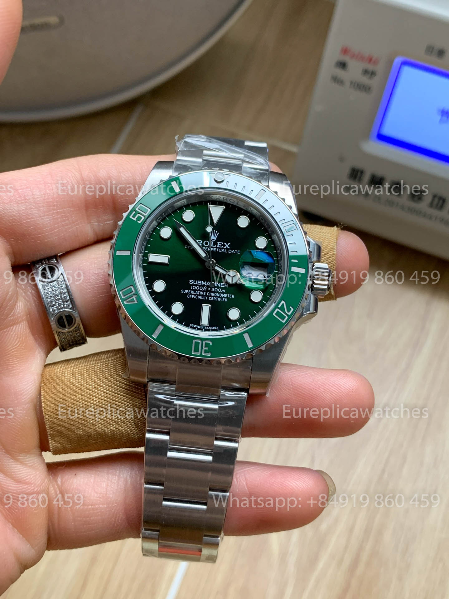 Rolex Submariner Date 116610LV Cadran Vert Submariner Hulk 1:1 Meilleure Version VS Usine