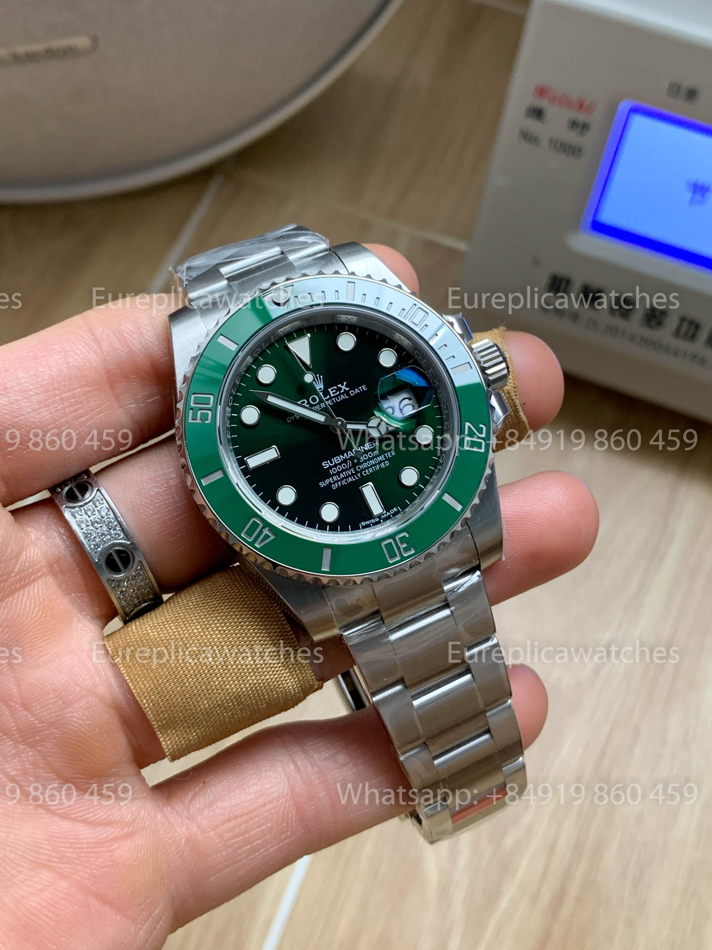 Rolex Submariner Date 116610LV Cadran Vert Submariner Hulk 1:1 Meilleure Version VS Usine