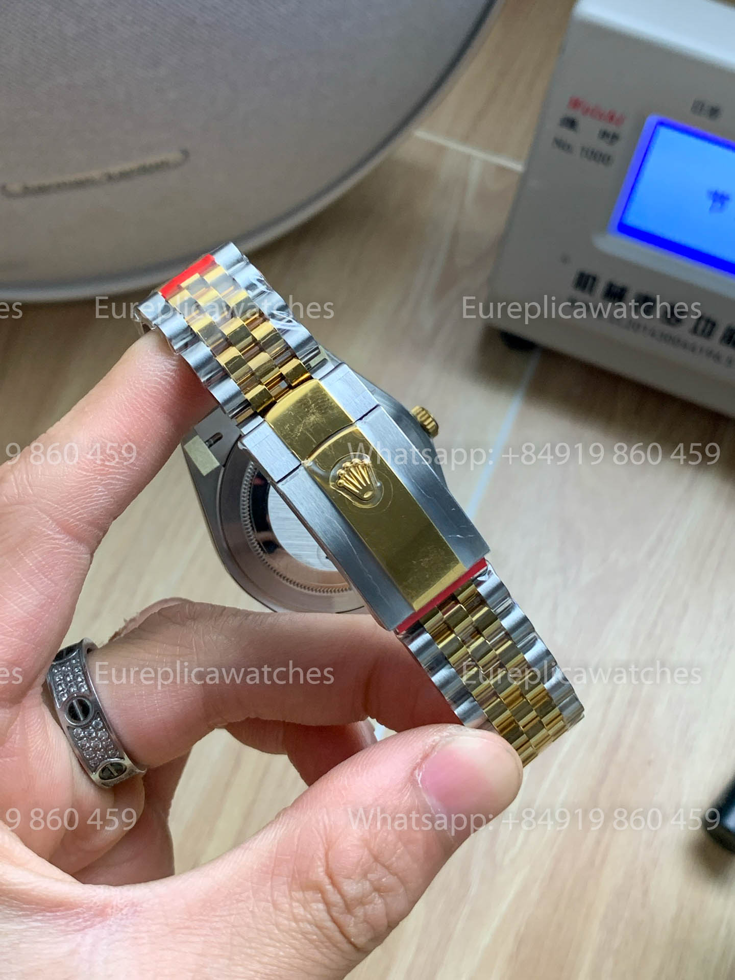 Rolex Datejust 41 M126333 Cadran à motif doré Lunette cannelée 1:1 Meilleure version VS usine