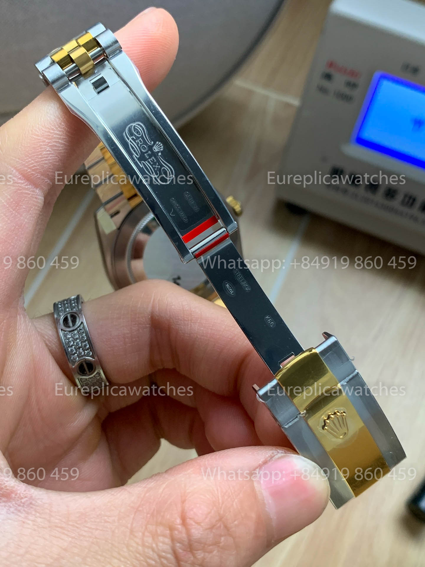 Rolex Datejust 41 M126333 Silbernes Zifferblatt Gelbgold Rolesor geriffelte Lünette 1:1 Beste Version VS Fabrik